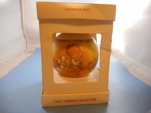 VTG Hallmark 1978 Little Drummer Boy Glass Ball Christmas Ornament In Box - Picture 1 of 6