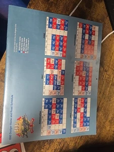 🔵VINTAGE MLB 1990 Los Angeles Dodgers Centennial Calendar 1890-1990 Anniversary - Bild 1 von 3
