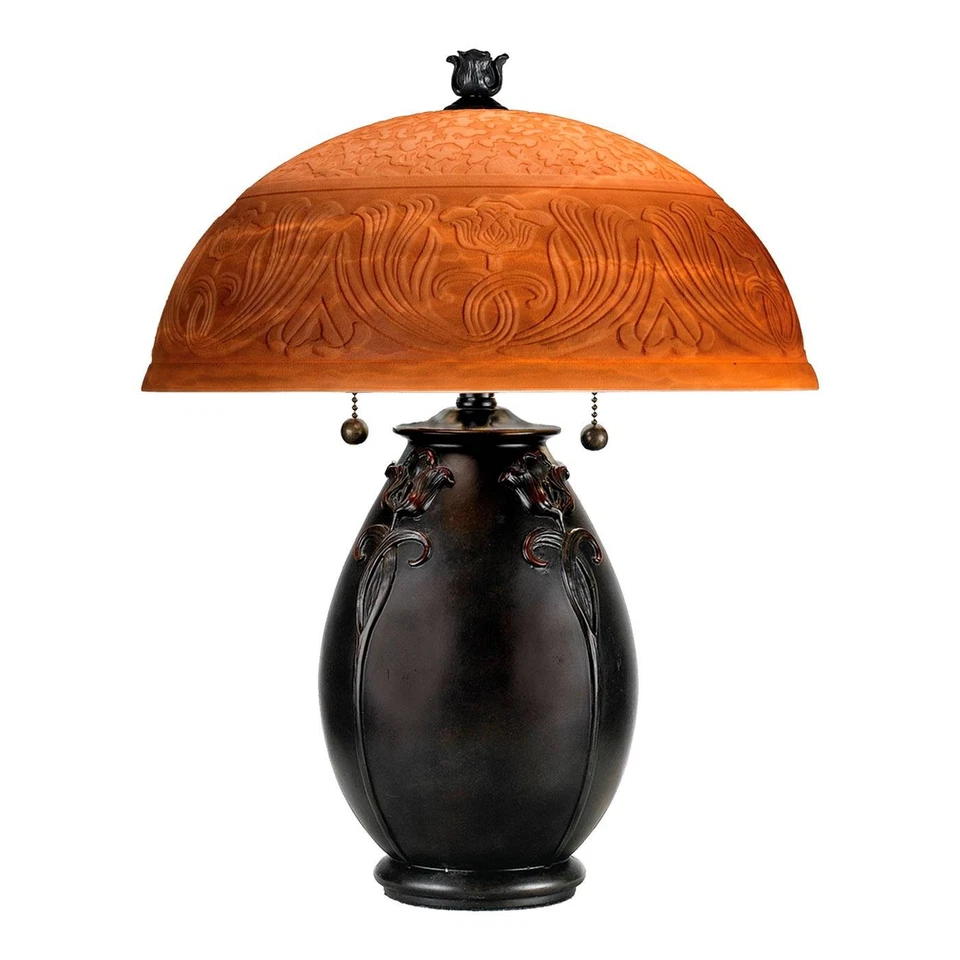 Quoizel Glenhaven 18" High Art Nouveau Accent Table Lamp - Image 1 of 1