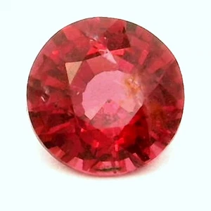 0.47Ct AWESOME VERY RARE 100% NATURAL ORANGE PINK MALAYA GARNET - Picture 1 of 7