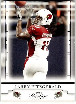 2008 Playoff Prestige #2 Larry Fitzgerald - Image 1 of 2