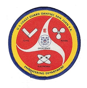 Greater Antilles Section San Juan PR Eng Dept scree W1825 USCG Coast Guard patch - Picture 1 of 1