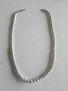 Collar de plata de ley 585 (14 k) y 17 pulgadas - Imagen 1 de 5