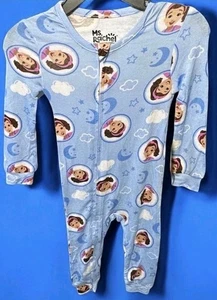 MS RACHEL blau Kleinkind Langarm Einteiler Pyjama Schlafanzug Größe 4T Neu mit Etikett - Bild 1 von 2