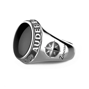 Anello ZANCAN Uomo in argento 925 EXA082S Misura 20 - Picture 1 of 1