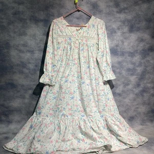 VTG 90s Rare Victoria’s Secret Prairie Floral Nightgown Cottagecore Gold Label - Picture 1 of 11
