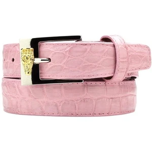 Belvedere Men's Pink Alligator Belt - Picture 1 of 2