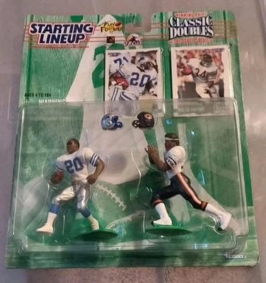 1997 Стартовый состав Барри Сандерс и Уолтер Пэйтон НФЛ Классика HOF Парный турнир - Изображение 1 из 2
