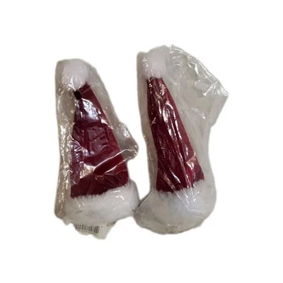 Sombrero Ganz Santa Claus Corcho Botella de Vino Topper 6" Nuevo con Etiquetas Foto 1 de 4