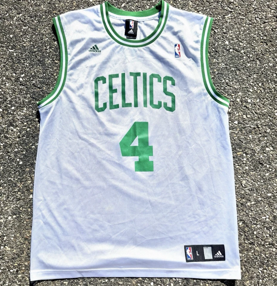 Camiseta deportiva de baloncesto vintage de los Boston Celtics Nate Robinson Adidas de la NBA talla L grande Foto 1 de 4