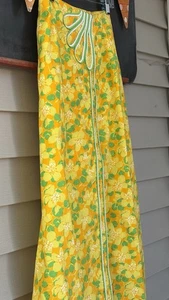 The Lilly Pulitzer vintage skirt Orange Yellow New 1960s Mad Men Designer Betty - Picture 1 of 18