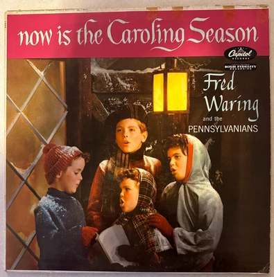 Fred Waring - Now Is The Caroling Season - VG+ 1957 Capitol vinyl LP - CHRISTMAS Foto 1 de 3