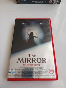 The Mirror VHS 1993 Reflections of Evil Horror Big Box Reflective Cover Rare - Picture 1 of 10