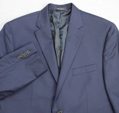 Blazer Lauren Ralph Lauren Para Hombres 44S Azul Marino Mezcla Lana 2 Botones Etiqueta Negra Foto 1 de 4