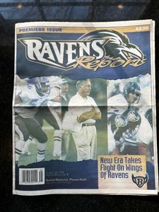 Rare Aug 1996 Premier Issue RAVENS REPORT Magazine/Paper. 11 1/2 x 14 - Picture 1 of 1