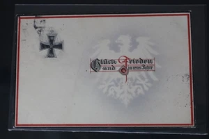 Postal Alemania Felicidad y Paz Año Nuevo 1914 #PL377 - Imagen 1 de 2