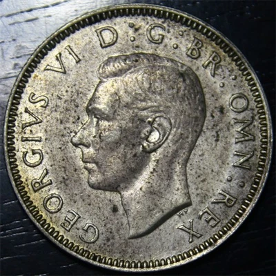 1940 Great Britain One Shilling AU Silver World Coin - Image 1 of 2
