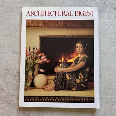 1994 MAY Architectural Digest Magazine WINONA RYDER Cover Maya Angelou Inside - Image 1 of 4