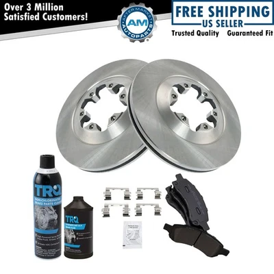 Комплект переднего тормоза и ротора подходит для Chevrolet Colorado GMC Canyon 2009-2012 годов выпуска - Изображение 1 из 4