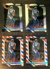 READ 2x 2018-19 Panini Prizm #227 Mitchell Robinson RC + 2x Red White Blue Prizm