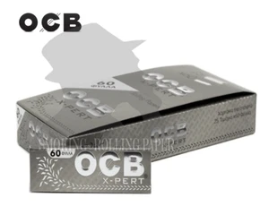 CARTINE OCB X-PERT FIT CORTE ARGENTO SINGOLO ARGENTO ROTOLI CARTE 25 LIBRETTI - Foto 1 di 2