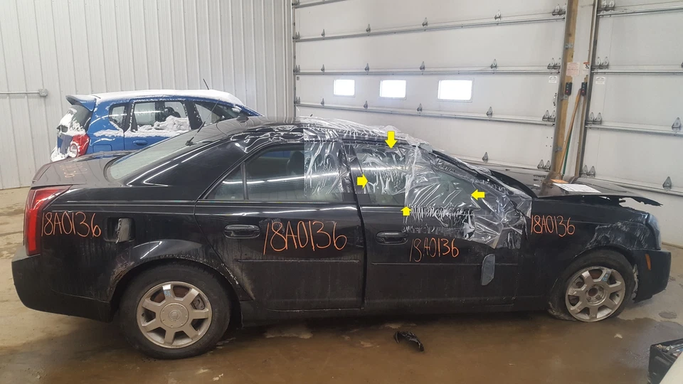 Cadillac CTS 2004 pasajero derecho puerta delantera tintada ventana de vidrio solamente Foto 1 de 1