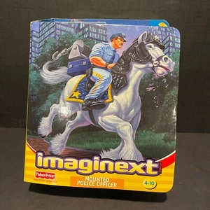 rare Imaginext MOUNTED POLICE OFFICER #78342 2002 oop NOS new sealed old stock - Picture 1 of 9