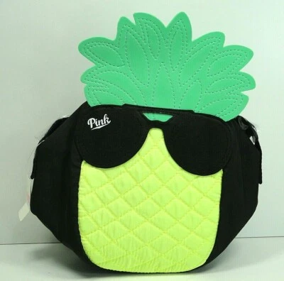 Bolso Victoria Secret ROSA Piña Nuevo con Etiquetas Bolso Fiambrera Playa Foto 1 de 4