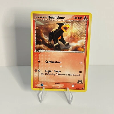 Team Magma's Houndour 62/95 2004 EX Team Magma VS Team Aqua Pokemon TCG - Image 1 of 3