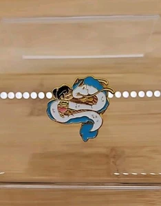 Spirited Away Haku Dragon and Chihiro Studio Ghibli Pin Enamel Pin - Picture 1 of 5