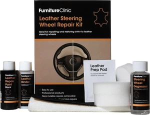 Kit Di Riparazione per Volanti in Pelle (Nero) - Rimuove Qualsiasi Accumulo Di G - Foto 1 di 12