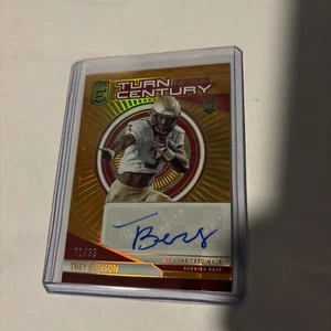 Trey Benson Turn Century Auto 2024 Donruss Elite/99 - Imagen 1 de 3