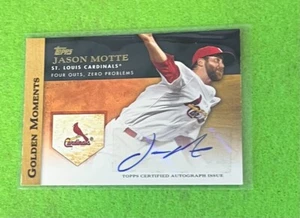 Jason Motte 2012 Topps GMA-JM Golden Moments Autogramm - Bild 1 von 2