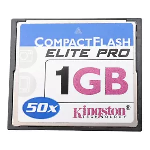 Kingston 1GB Compactflash CF Card Elite Pro 50X - Picture 1 of 2