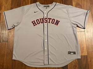 Houston Astros Nike Jose Altuve MLB Jersey Men Size 4XL Gray - Picture 1 of 6