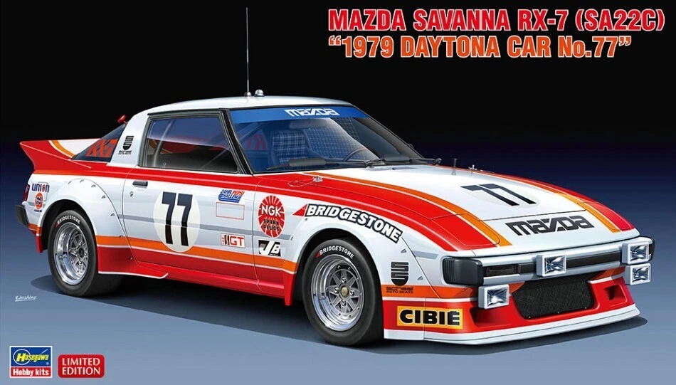 MAZDA SAVANNA RX-7 A22C 1979 DAYTONA N.77 KIT 1:24 - Immagine 1 di 1