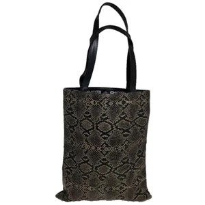 Chicos Faux Leather Snakeskin Tote Bag Shoulder Bag - Picture 1 of 14