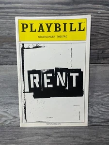 RENT, PLAYBILL, JANUARY 2008, NEDERLANDER THEATRE - Picture 1 of 7