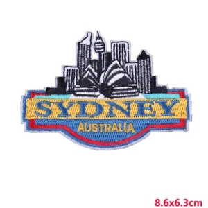 SYDNEY OPERA HOUSE AUSTRALIA PATCH IRON ON SEW ON EMBROIDERED PATCH CITY - Bild 1 von 1
