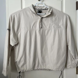 Ping Jacket Windbreaker Adult Large Beige Golf Lightweight Pullover Mens - Picture 1 of 10