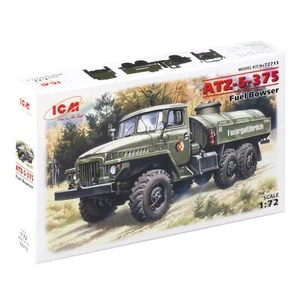 ATZ-5-375 Soviet Ural Fuel Bowser - Plastic Model kit Scale Model 1:72 ICM 72713 - Picture 1 of 11