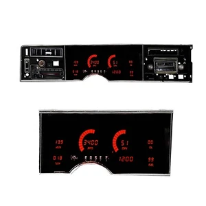 1974-1976 OLDSMOBILE DELTA 88 Digital Gauge Panel Red LED's DP1907R USA Made - Picture 1 of 15