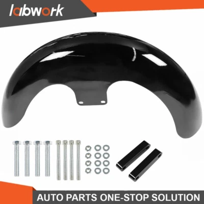 Guardabarros delantero envolvente Labwork 23" para excavadoras personalizadas Electra Street Glide Road King Foto 1 de 4