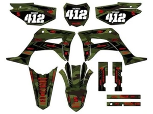 2019-2023 CRF 125 APACHE Green Senge Graphics Kit Compatible with Honda - Picture 1 of 10