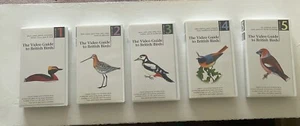 5 x The Video Guide To British Birds Volumes 1-5 VHS Video Tapes (1994) - Picture 1 of 12