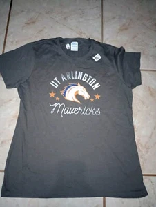 UT Arlington Erwachsene T-Shirt Mavericks Logo, grau Gr. L Shirt Fan Geschenkset - Bild 1 von 2