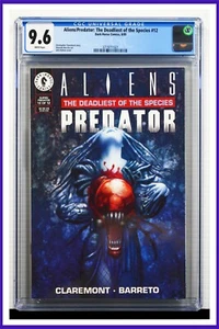 Aliens Predator Deadliest Species #12 CGC Graded 9.6 Dark Horse 1995 Comic Book - Picture 1 of 2