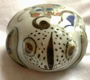 El Palomar Ceramic Frog Hand Painted Signed Ken Edwards Made in Mexico Vintag - Picture 1 of 3
