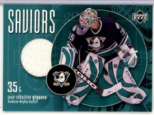 2002-03 Upper Deck Saviors Jerseys #SVJG Jean-Sebastien Giguere JERSEY - DUCKS