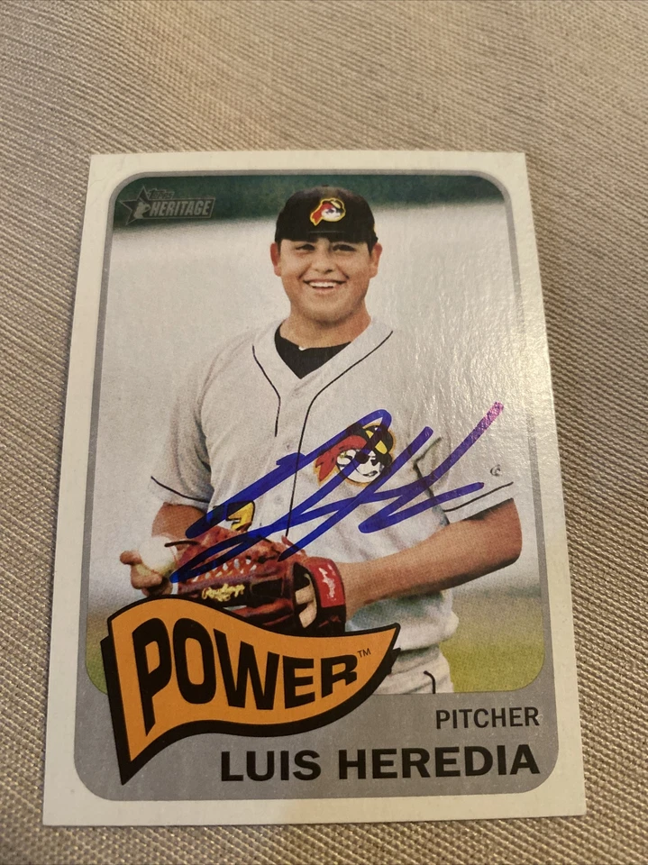 2014 HERITAGE #25 Luis Heredia PITTSBURGH PIRATES SIGNED AUTOGRAPH AUTO Card - Image 1 of 1